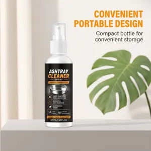 Spray nettoyant pour cendrier portable 100ml élimine facilement la cendre, le goudron et les odeurs.