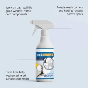 Spray anti-moisissure pour salle de bain cuisine carrelage joint mur nettoyage 120ml