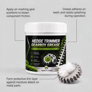 Graisse pour boite de vitesse de taille-haie 100g, lubrifiant anti-usure pour outils de jardin.