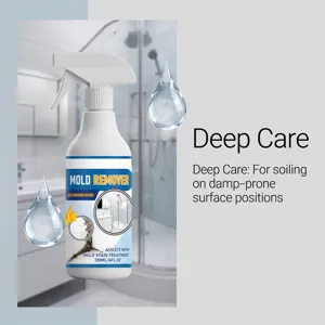 Vue de detail du spray anti-moisissure de 120 ml pour murs et surfaces humides efficaces.