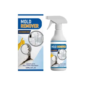 Spray anti-moisissure professionnel pour murs de salle de bain et joints de carrelage 120ml.
