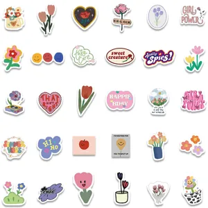 Cute aesthetic sticker pack for phone laptop water bottle DIY decoration waterproof