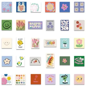 Cute aesthetic sticker pack for luggage water bottle laptop DIY decoration waterproof.