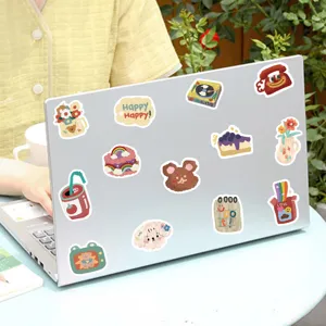 Cute ins-style decorative stickers set featuring various charming cartoon illustrations for DIY use.