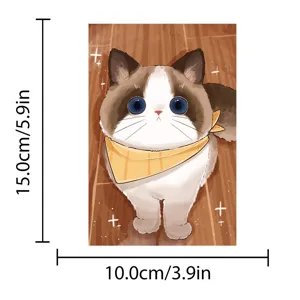 Cute cute pet cat illustration postcard greeting card 15x10cm gift card stationery 10pcs