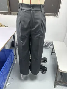 Pantaloni da donna casual vita alta dritti taglie forti eleganti fluidi da giorno.