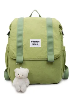 Casual large capacity nylon backpack women 2025 new light versatile travel schoolbag