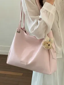 Grand Sac Tote en PU pour Femmes Tout Match Sac à Main Bandoulière en Cuir Souple Avec Double Bandoulière Fermoir Magnétique Pour Navette Quotidien Décontracté