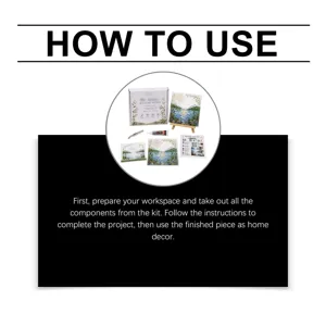 DIY Seeglas Kunst Set Anleitung und Komponenten für kreative Heimdeko Gestaltung.
