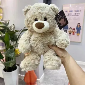 Soft cute plush teddy bear toy fluffy stuffed animal birthday gift for kids and friends