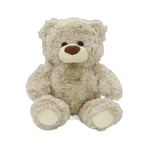 Cute plush teddy bear doll soft stuffed animal toy for kids birthday gift and home room decor