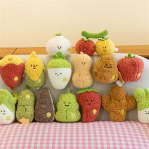 Weiches Plüschtier Gemüse Niedliche Cartoon Pflanzen Puppe Kawaii Zimmerdekor Kinder Begleiter