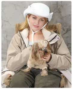 Unisex white outdoor sun hat with adjustable windproof drawstring for hiking and camping.
