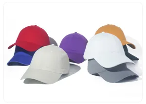 Gorra de béisbol de algodón lisa, vista detallada, diseño clásico, sombrero casual.