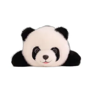 Süßes Riesenpanda Plüschtier, realistischer Kuscheltier Puppe weich flauschiger Begleiter Geschenk.