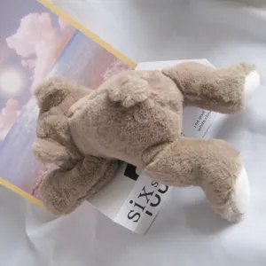 Mignon peluche ours couché poupée doux animal en peluche jouet cadeau enfant gros
