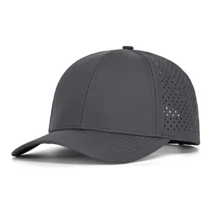 Unisex Ein-Farbige Baseballkappe Laserperforiert Netz Atmungsaktiv Sonnenschutz Lässig Outdoor Sport Hut