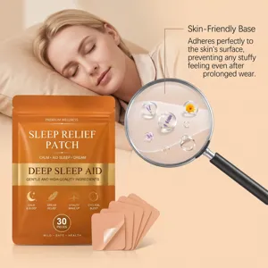 Patch de sommeil aux herbes soins corporels apaisant respirant 30pcs aide au sommeil relax.