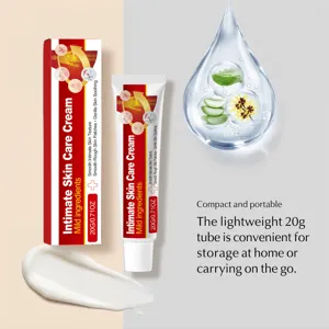 Intim-Hautpflegecreme 20g mit milden Inhaltsstoffen zur sanften Beruhigung, kompakt & tragbar.