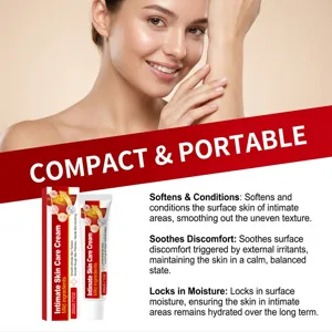 Sanfte Intimpflegecreme für die tägliche Feuchtigkeitspflege, Beruhigung und Glättung der Haut.