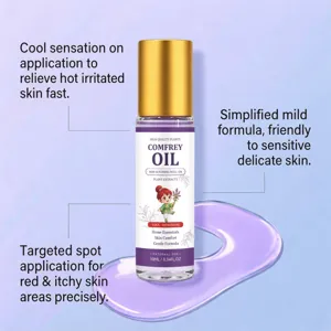 Olio di consolida lenitivo in roll-on per il comfort della pelle, formato pratico 10ml.