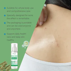 Ximonth kruiden bodyspray voor rugacne verzorging en huidhydratatie, 100 ml fles.