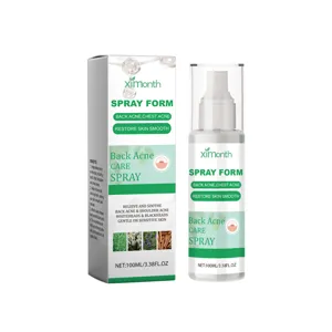 Ximonth kruiden bodyspray voor rug- en borstacne, hydraterend en kalmerend, 100ml