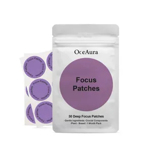 OCEAURA 30 pz Patch Deep Focus Cura Quotidiana Delicati A Base Vegetale Bustina Pack