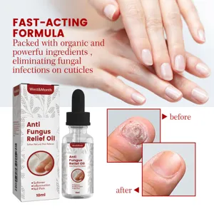 West Month nail repair oil 10ml, organic formula for nail care, cuticle and fungal care.