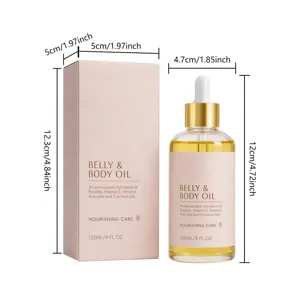 Olio per il corpo, cura idratante e nutriente con rosa canina e vitamina E, 120ml.
