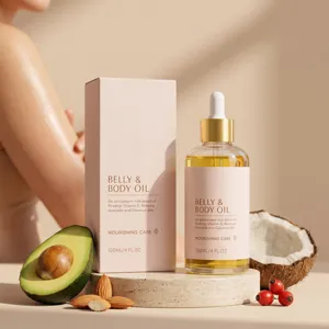 Olio Nutriente per il Corpo Idratante Cura della Pelle Olio da Massaggio con Estratti Botanici per la Cura Quotidiana