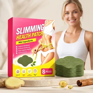 Pflanzliche Schlankheitspflaster zur Körperformung und Pflege, 8 Stück pro Box Pack.