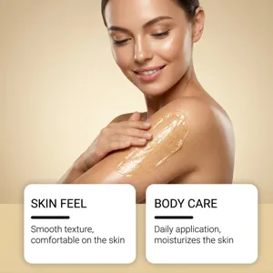 Gel de soin corporel à texture hydratante et légère pour l'entretien quotidien de la peau douce.