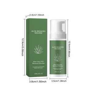 Aloe vera hair removal mousse gentle smooth skin 60ml for body care use daily use