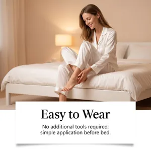 Body care foot patch for daily management, soft material and gentle formula for skin.