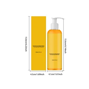 Duschgel mit Kaki Frische Formel 120ml sanfte korperpflege tagliche hautreinigung spender