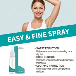 Detailansicht des erfrischenden Deo-Sprays für die Achseln mit praktischer Anwendung und Schutz.