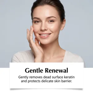 Sanftes Peeling-Spray für milde Reinigung und Schutz der Hautbarriere, erfrischende Körperpflege.