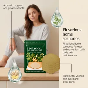 Patch de nombril détox aux herbes avec matériau doux et respirant pour le soin corporel.