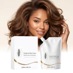 Rosemary amino acid shampoo gently cleanses, nourishes, and volumizes hair for daily shine.