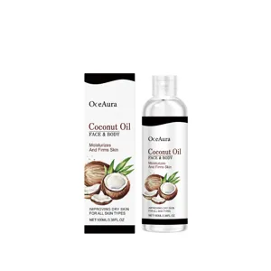 Aceite de coco OceAura para cara y cuerpo hidratante nutritivo piel seca 100ml natural