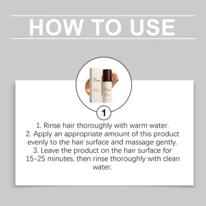 Tinted hair cleanser in dark brown, 100ml bottle with instruction detail for easy hair coloring.