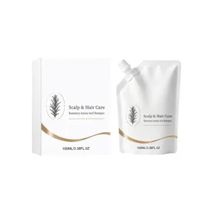 Rosemary amino acid shampoo for gentle scalp and hair care, refreshing and nourishing formula.