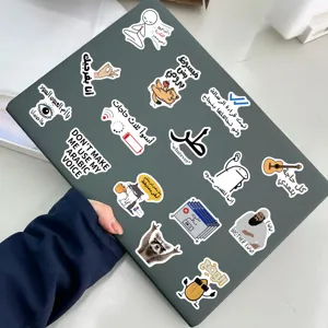 Αυτοκόλλητα laptop αραβικό meme αδιάβροχα βινυλίου αστεία αραβικά ρητά αισθητικά πακέτα