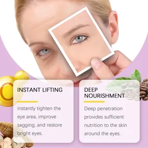 Detailgrafik für Augenserum mit sofortigem Lifting und tiefer Nährpflege für die Haut.