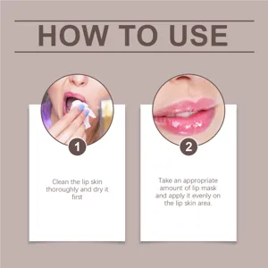 How to use lip mask for smooth hydrated lips daily care step by step guide instruction