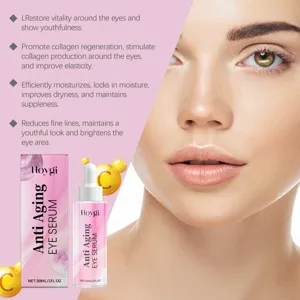 HOYGI Anti-Aging Augen-Serum 30ml spendet Feuchtigkeit, strafft und reduziert feine Fältchen.