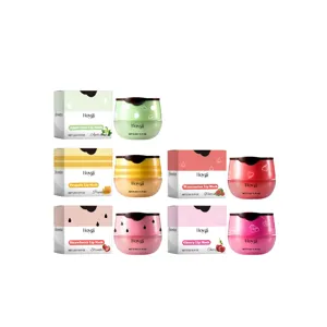 HOYGI moisturizing lip mask set with various fruit flavors for smooth lip care.