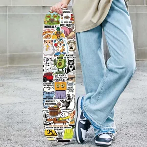 Stickers étanches de dépression mentale de dessin animé pour skateboard ordinateur 50pcs