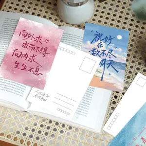 10 pieces original scenic creative postcards, aesthetic greeting cards for birthday, holiday, and gifts.